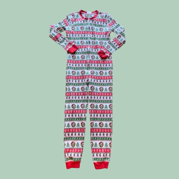 Buc-ee's Striped Christmas Onesie Youth Large - Picture 2 of 12